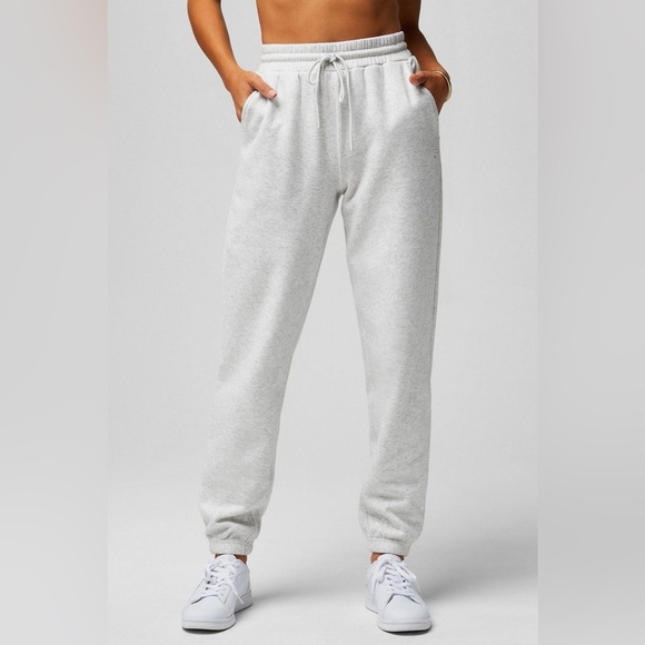 Fabeltics Go-To Waffle Sweatpant in Classic Grey - Picture 8 of 8